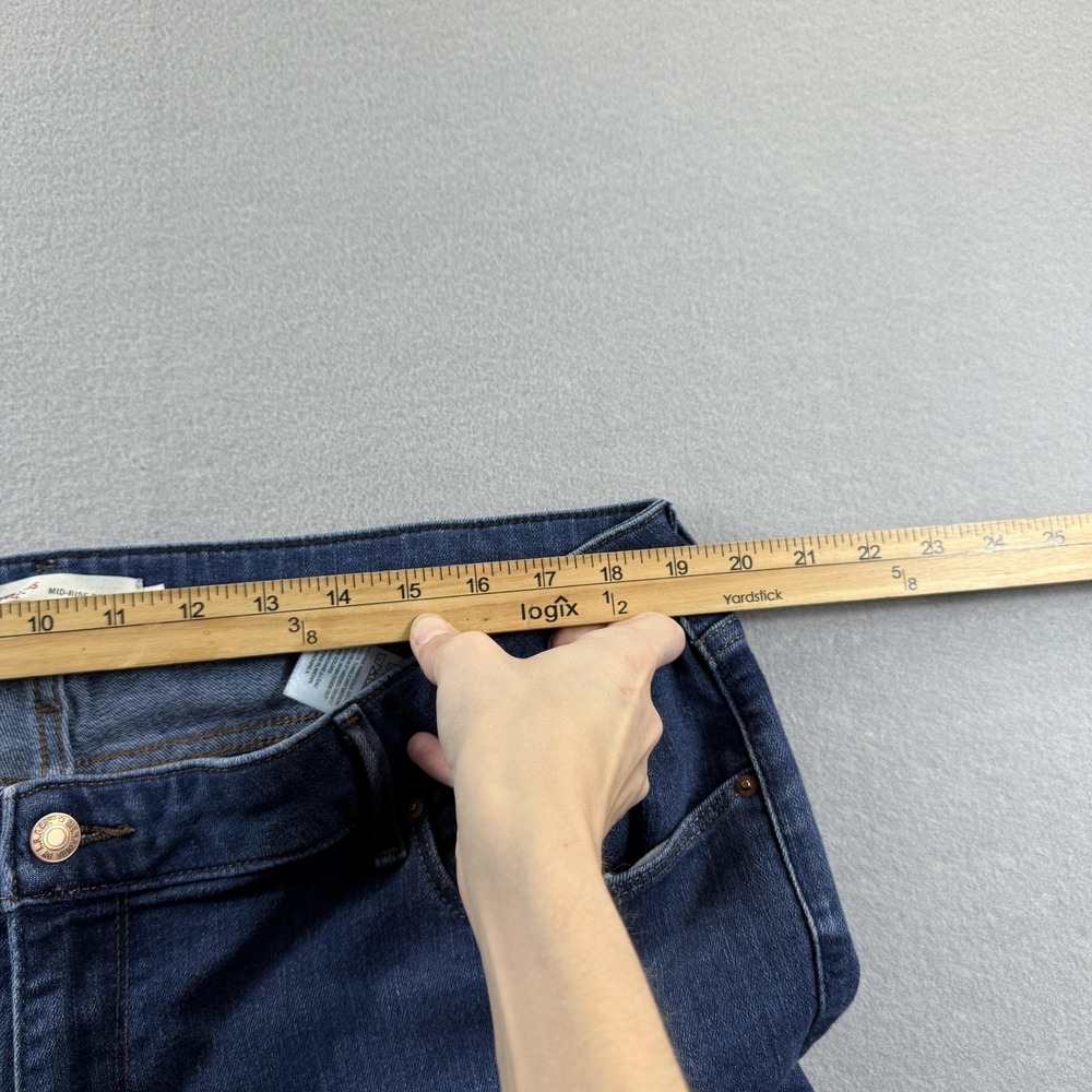 Levi Strauss Signature Bootcut Jeans Womens 20 Blue Med‎ Wash Stretch 40x28 - Picture 5 of 9